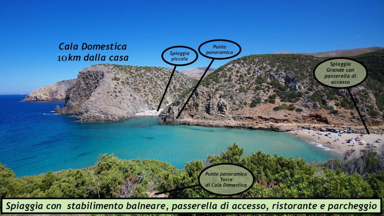 Il Blu Tanca Piras Villa Nebida Exteriör bild