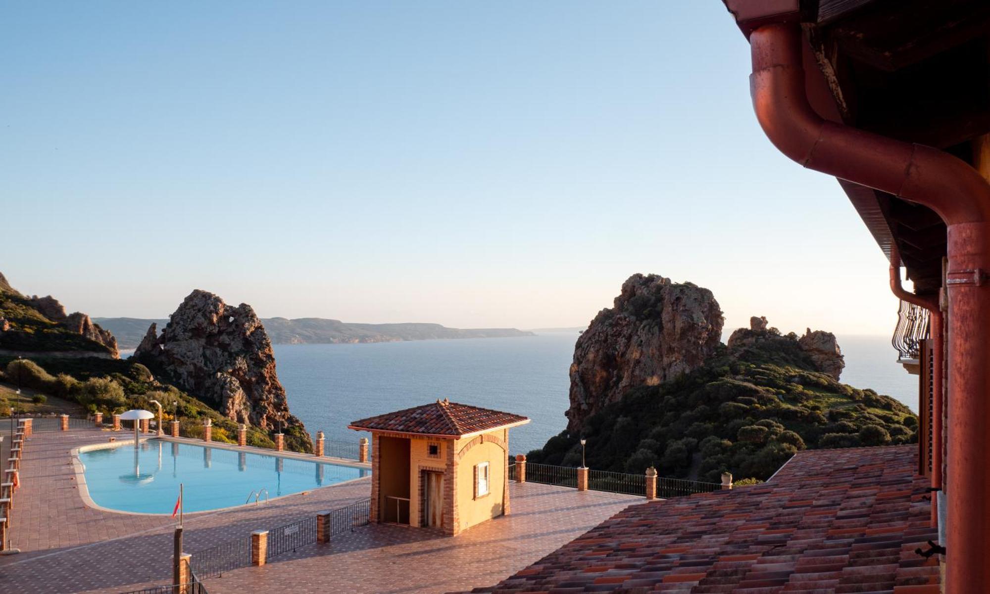 Il Blu Tanca Piras Villa Nebida Exteriör bild